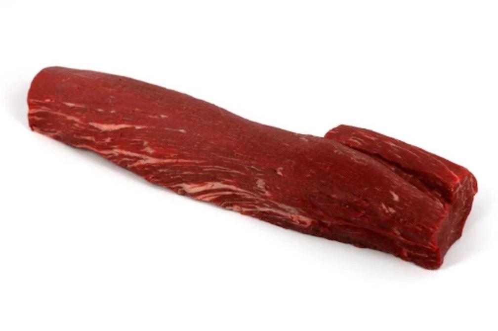 USA Angus Beef Tenderloin: Certified Angus Beef (CAB) (Frozen) (WHOLE) $11.45 per 100g